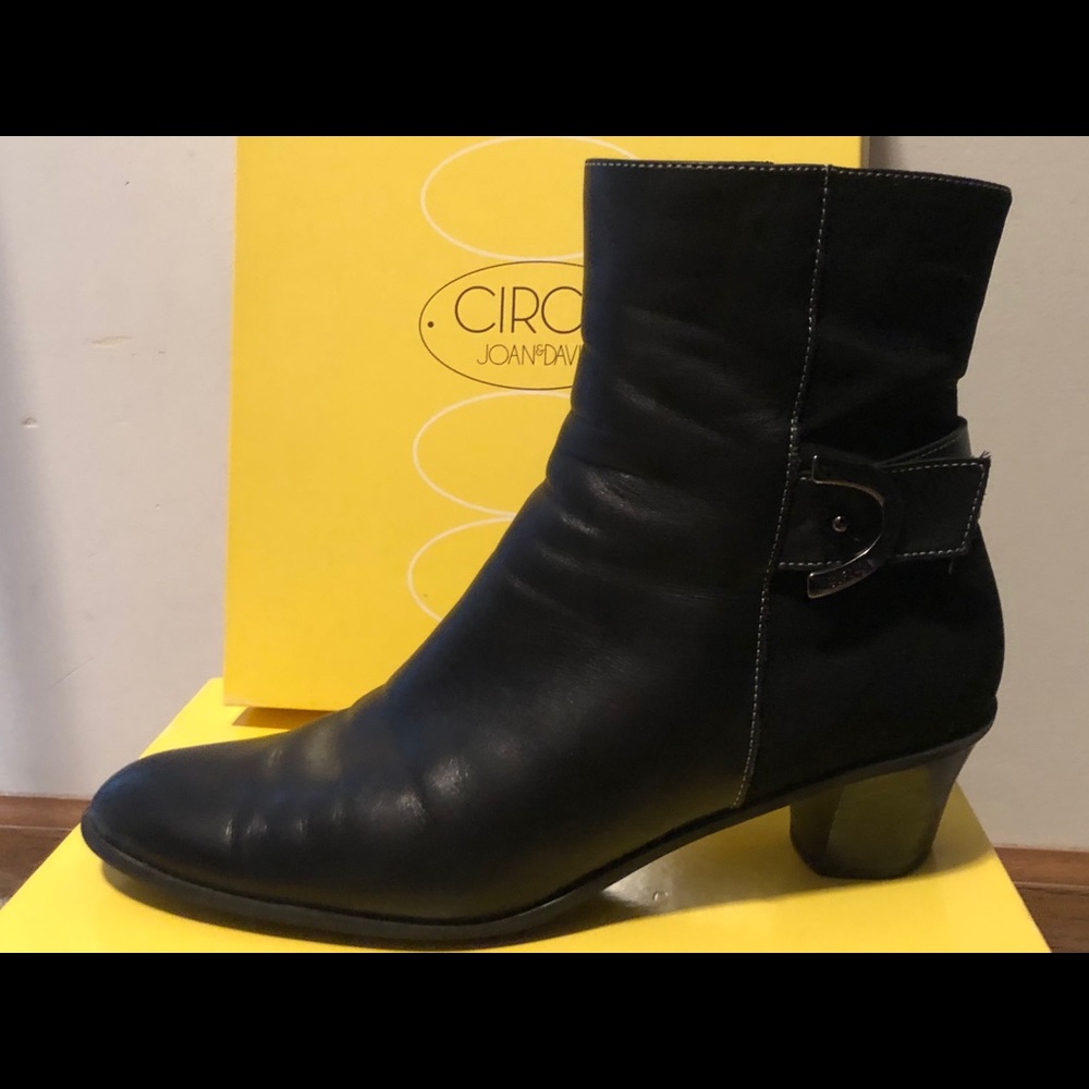 Joan & David Black Butter Like Leather Boots